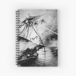 War of the Worlds Spiral Notebook