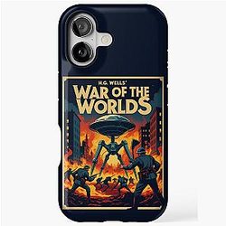 A Vintage Poster of The War of Worlds by H G Wells iPhone Tough Case
