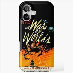 HG Wells War of the Worlds iPhone Tough Case