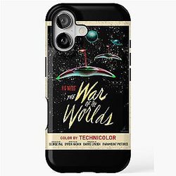 The War of the Worlds artwork by Owen Luckhurst iPhone Case
