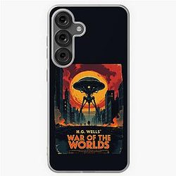 A Vintage Poster of The War Of Worlds by H.G. Wells Samsung Galaxy Soft Case