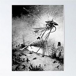 War of the Worlds Art Poster