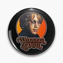 Retro Warren Zevon Tribute  Pin