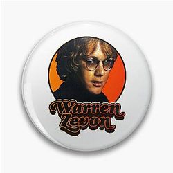 Best Warren Zevon Retro Warren Zevon Tribute Gift Pin