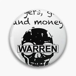 Warren Zevon Pin