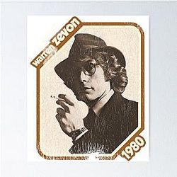 Warren Zevon 1980 Poster