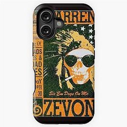 Warren Zevon Vintage Concert Poster: Ballads, Blues & Broadsides iPhone Tough Case