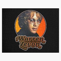 Retro Warren Zevon Tribute - Warren Zevon Jigsaw Puzzle