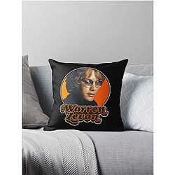 Retro Warren Zevon Tribute  Throw Pillow