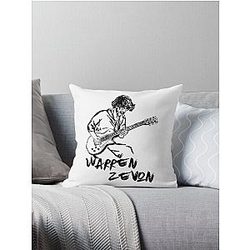 Warren Zevon Throw Pillow