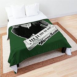 Warren Zevon Warren Zevon - Retro Fan Design  Comforter