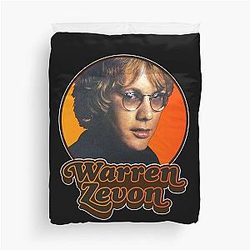 Graphic logo Warren Zevon singer Duvet Cover