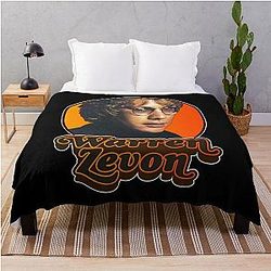 Graphic logo Warren Zevon singer Throw Blanket