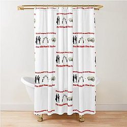 Lawyers, Guns -amp- Money Warren Zevon Homage Shower Curtain