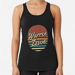 Warren Zevon Racerback Tank Top
