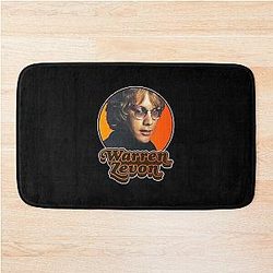 Retro Warren Zevon Tribute  Bath Mat