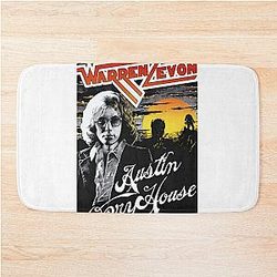 Cool Werewolves of London Warren Zevon Tshirt Bath Mat