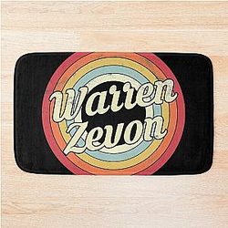 Cool Werewolves of London Warren Zevon Tshirt Bath Mat