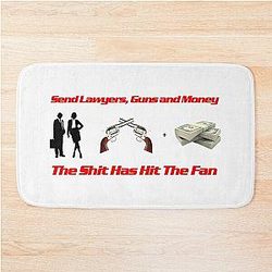 Lawyers, Guns -amp- Money Warren Zevon Homage Bath Mat