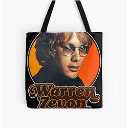 Retro Warren Zevon Tribute - Warren Zevon All Over Print Tote Bag