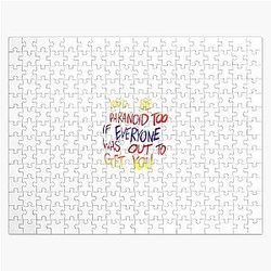 waterparks paranoid too - gradient Jigsaw Puzzle