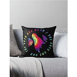Waterparks - Ghosts (Tie-dye) Throw Pillow