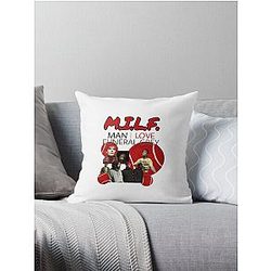 man I love funeral grey m.i.l.f waterparks sticker Throw Pillow
