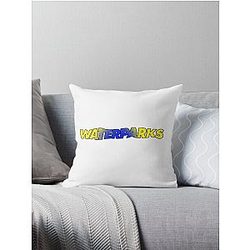 waterparks logo double dare  Throw Pillow