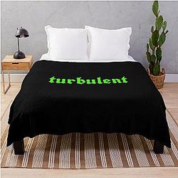 TURBULENT  waterparks Throw Blanket