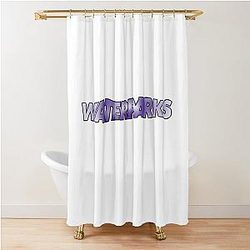 waterparks logo entertainment Shower Curtain