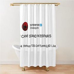 Waterparks Merch I Cant Stand Waterparks Shower Curtain