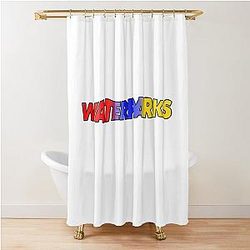 waterparks greatest hit logo  Shower Curtain