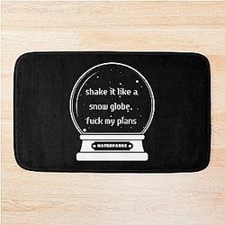 Waterparks Band Snow Globe Greatest Hits Bath Mat