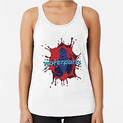 Waterparks Intellectual property inspired logo Racerback Tank Top