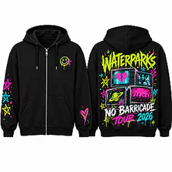 Funeral Grey Aesthetic DTNK3010 3D Zipped  Waterparks Hoodies
