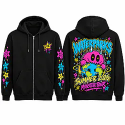 Brainwashed Pop Punk DTNK3010 3D zipped Waterparks Hoodies