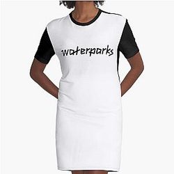 Waterparks Merch Waterparks Logo Graphic T-Shirt Dress