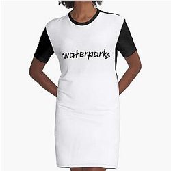 Waterparks Merch Waterparks Logo Graphic T-Shirt Dress