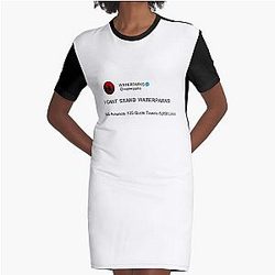 Waterparks Merch I Cant Stand Waterparks Graphic T-Shirt Dress