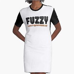 Waterparks Band Fuzzy Greatest Hits Graphic T-Shirt Dress