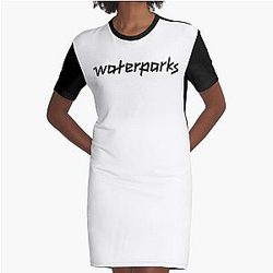 Waterparks Merch Waterparks Logo Graphic T-Shirt Dress