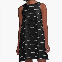 Waterparks Merch Waterparks Logo A-Line Dress