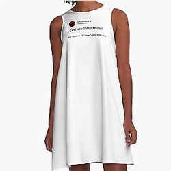 Waterparks Merch I Cant Stand Waterparks A-Line Dress