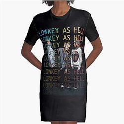 Lowkey As Hell Waterparks - Waterparks Design - Awsten Knight Graphic T-Shirt Dress