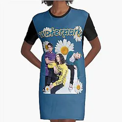 Lowkey As Hell Waterparks - Waterparks Design - Awsten Knight Graphic T-Shirt Dress