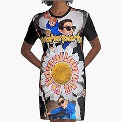 Waterparks Design - Lowkey As Hell  Design - Awsten Knight Graphic T-Shirt Dress