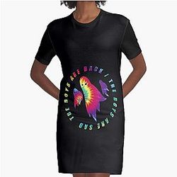Waterparks  Ghosts Tiedye  Graphic T-Shirt Dress