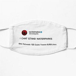 Waterparks Merch I Cant Stand Waterparks Flat Mask