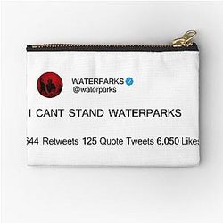 Waterparks Merch I Cant Stand Waterparks Zipper Pouch