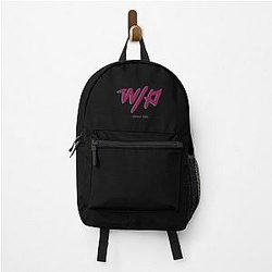 waterparks logo (small shirt + black bg) Backpack